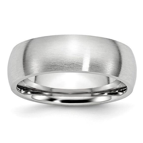 Chisel Cobalt Satin 7mm Half Round Band